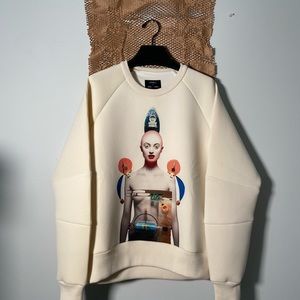 JUUN J | Neoprene graphic jumper